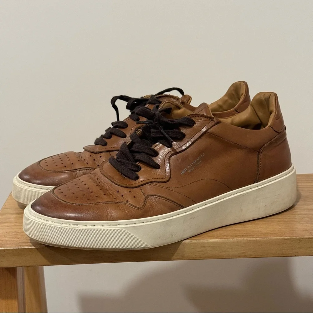Dezi Leather Sneaker (Men) Bruno Magli / Size 12